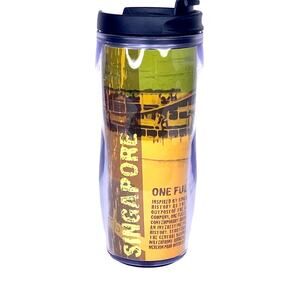 Vintage 2004 Starbucks Barista Collectible Travel Drink Tumbler Singapore 12 oz